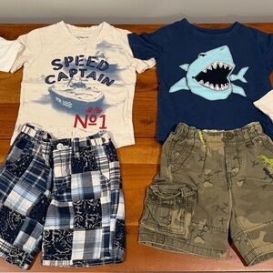 GAP Kids Boys 3T bundle: 4 tops, 3 shorts